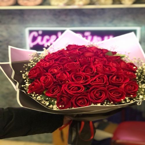 Kadife 41 Güllü Aşk Buketi